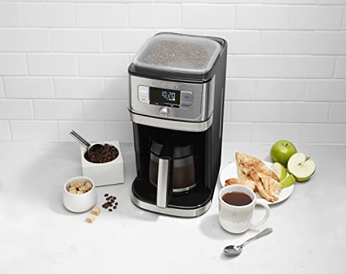 Fully Automatic Burr Grind & Brew, 12-Cup Glass Coffee Maker O389006