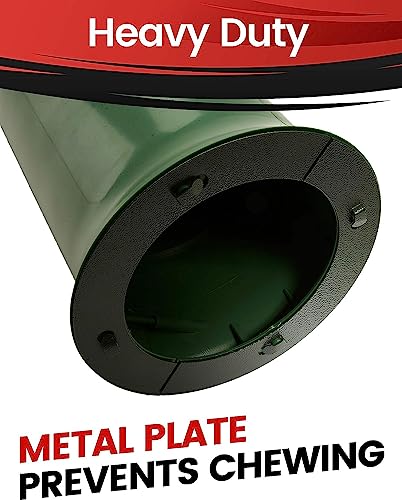 18" Squirrel Baffle for Bird Feeder Poles, Wrap Around Pole Mount, No Tool Install X5357
