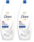 Dove Body Wash For Dry Skin Deep Moisture Hydrating Body Wash 22 oz (Pack of 2)