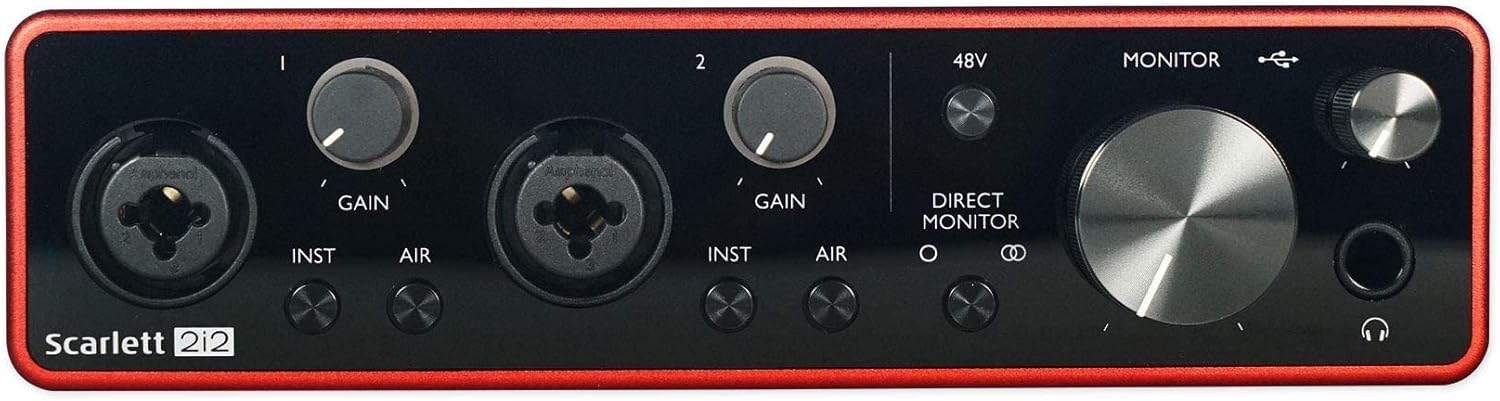 Focusrite SCARLETT 2I2 3rd Gen 192KHz USB Audio Interface w/ Pro Tools First