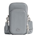 Coach Mens Phone Crossbody In Crossgrain Leather