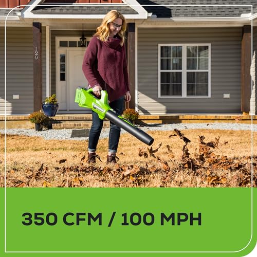 40V 16" Brushless Cordless Push Lawn Mower, 4.0Ah Battery and Charger Included X8946