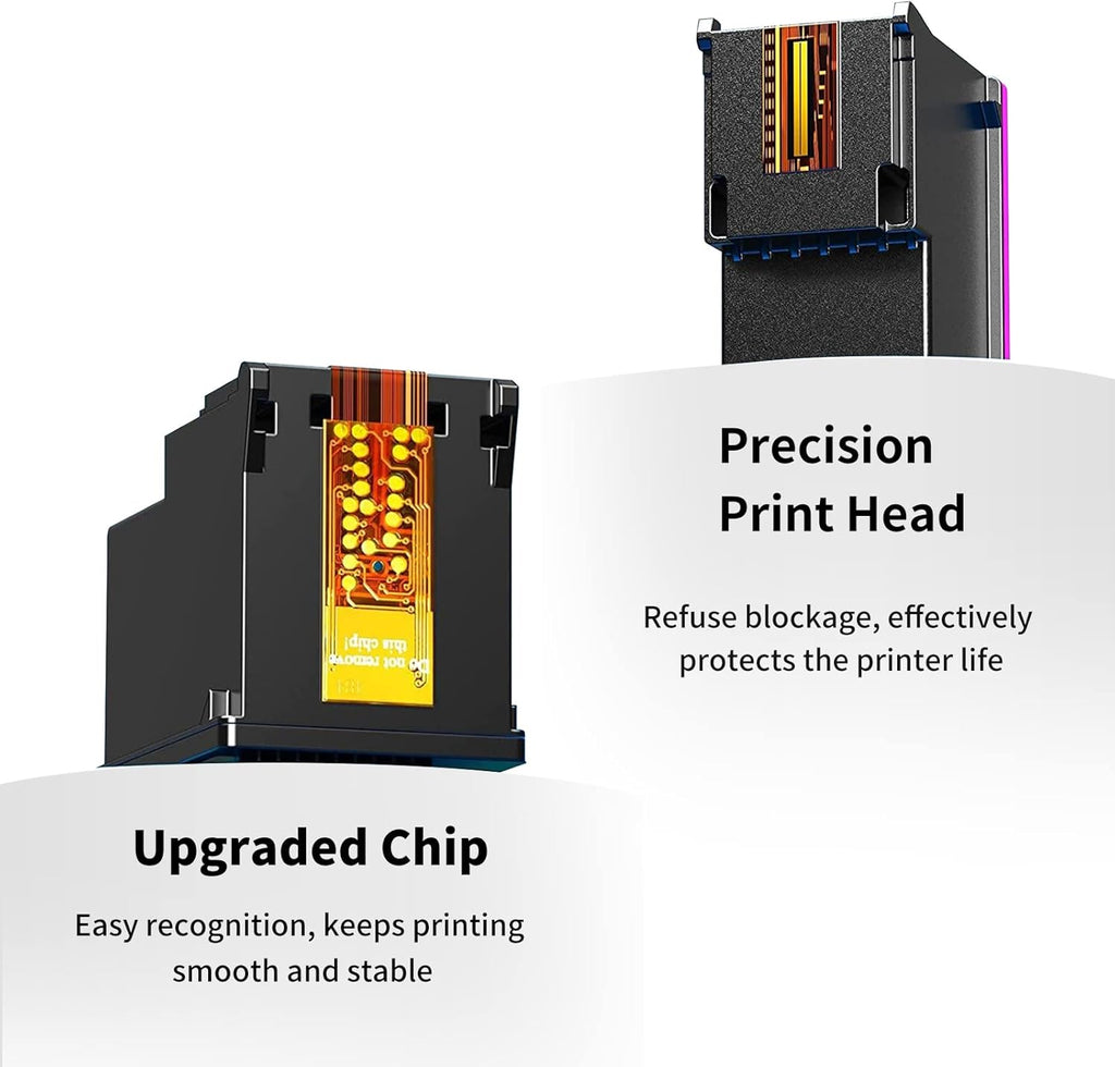 Remanufactured Ink Cartridge Black 2-Pack for HP Printers M3780