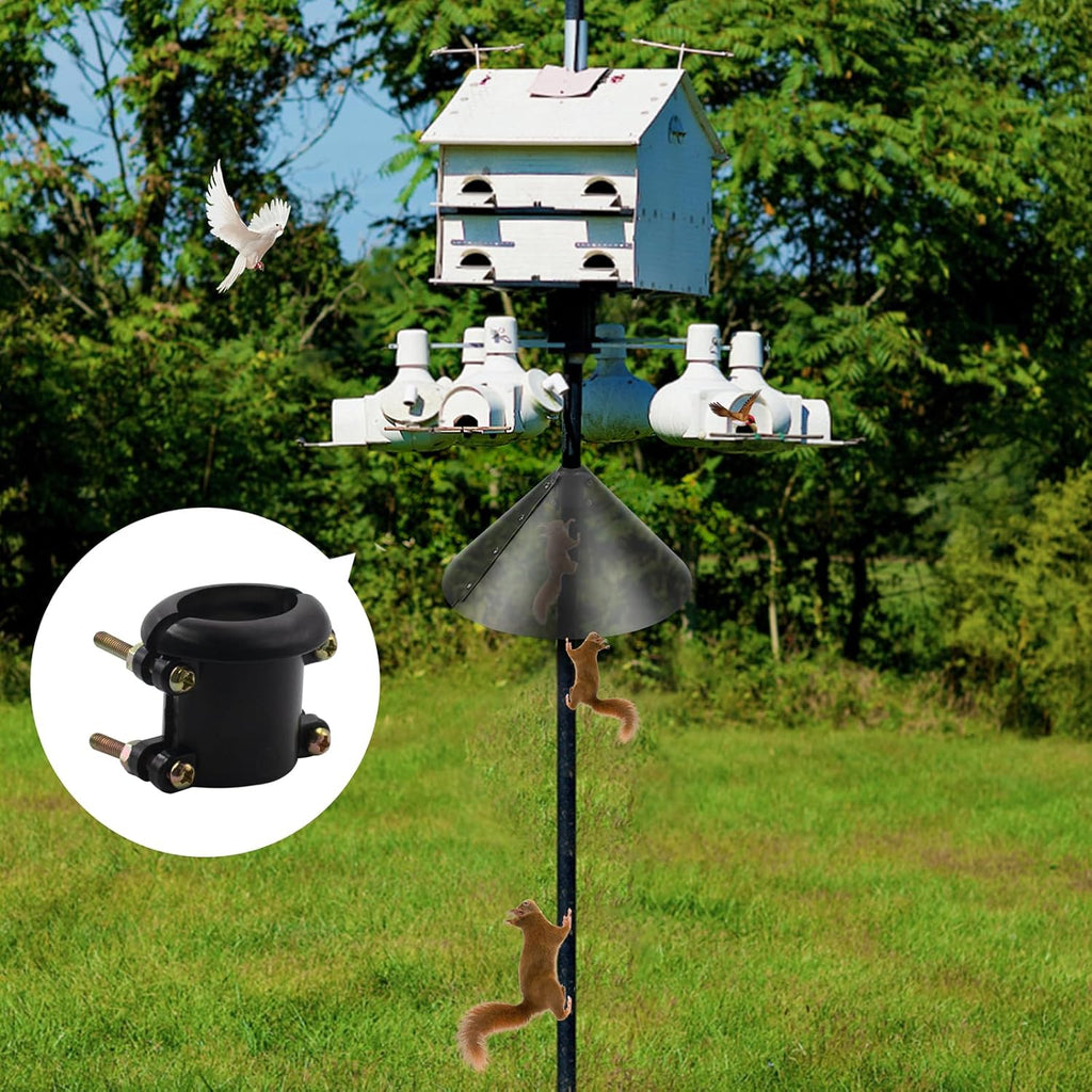 Squirrel Baffle Accessory for Bird Feeder Pole, Pole Mounted Stopper for Birdhouse L399360
