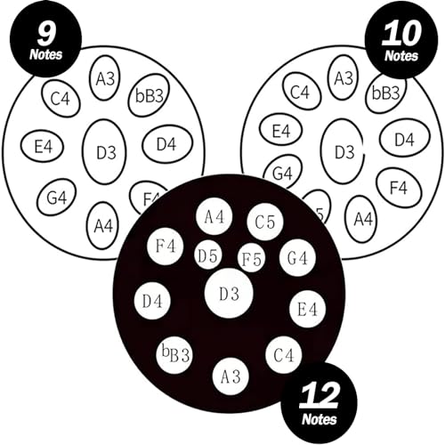 Handpan Drum 10 Note 22 inch 432Hz D Minor with Bag and Mallets M105