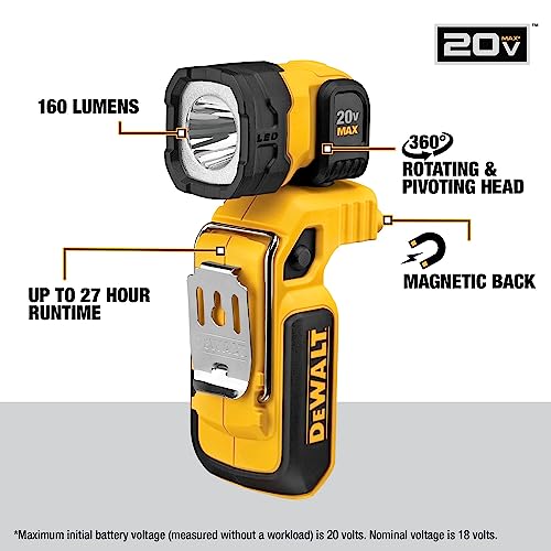 LED Work Light, Magnetic, Freestanding and Clip-On L83563