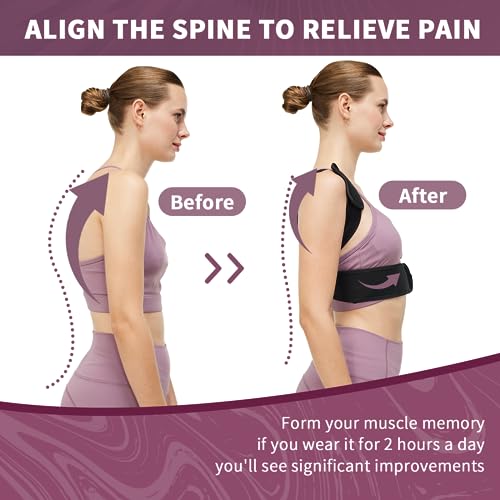 Adjustable Posture Corrector for Upper Back Support I7590