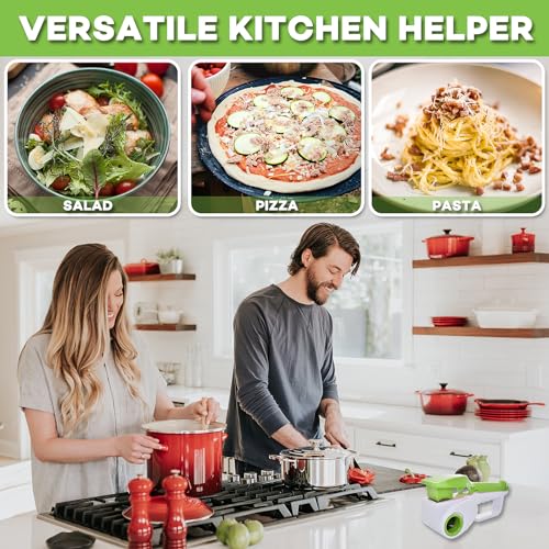 Electric Cheese Grater for Hard Cheeses, Cordless Handheld Rotary Slicer for Parmesan E900