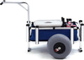 Beach Fishing Cart Balloon Wheels Balloon Tire Surf Outdoor Heavy Duty Aluminum Fishing Rolling Wheel Wagon Beach Cart with Large Wheels for Fishing Camping 32 x 14 Basket Anti Corrosion