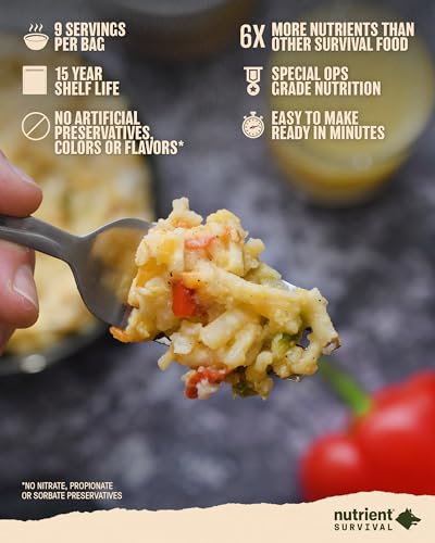 Homestyle Scramble Eggs, Ready to Eat Freeze Dried Emergency Food, 9 Servings P110376