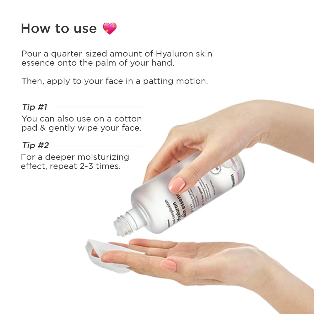 Hyaluron Skin Essence Hydrating Toner for Dry, Dull, Sensitive Skin G7519