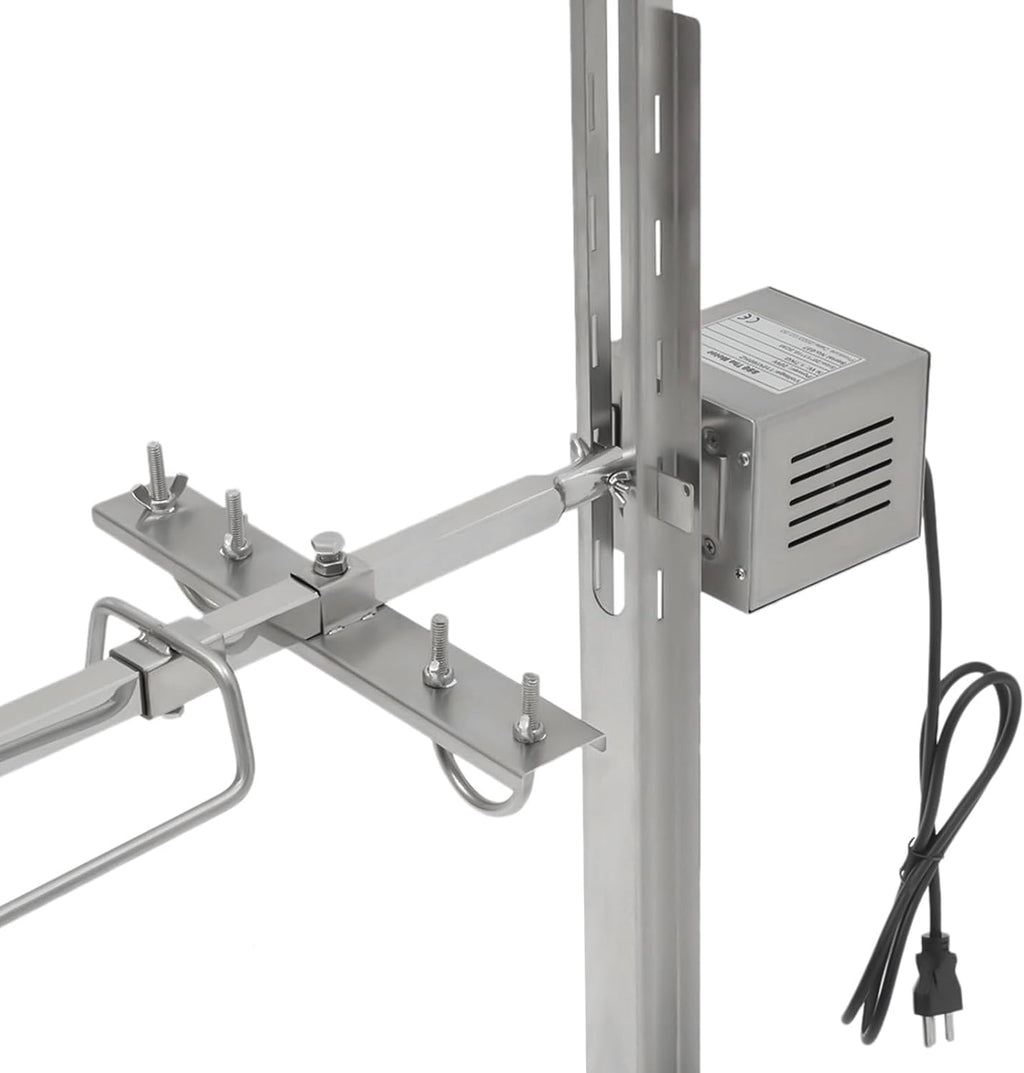 Electric Rotisserie Grill with Adjustable Height for Outdoor BBQ R63250