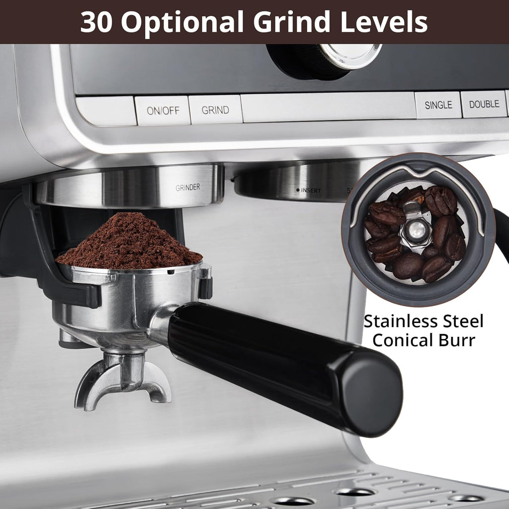 Espresso Maker 20 Bar, 2.8L, Stainless Steel B9588