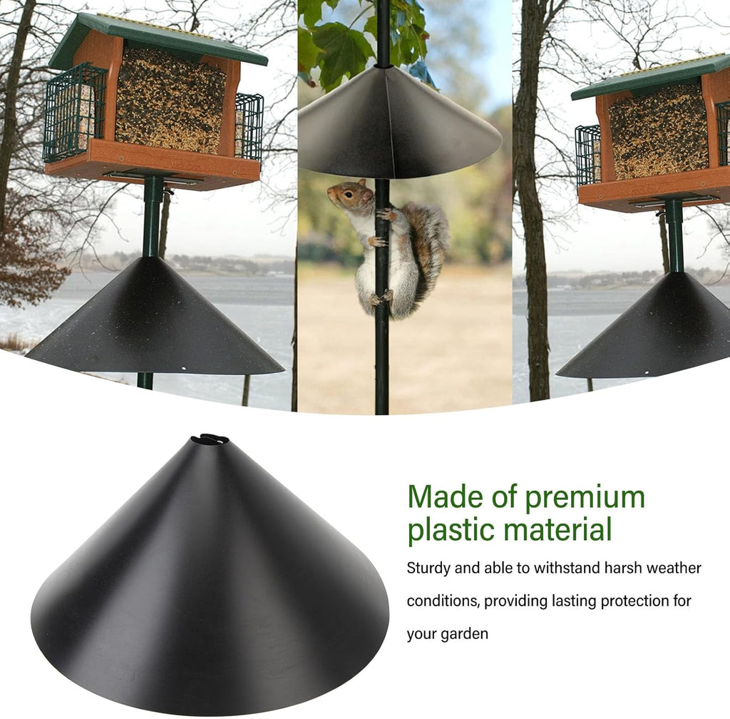 Plastic Squirrel Baffle for Bird Feeders, 16 inches U278006