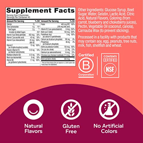 Women's Multivitamin Gummy, Berry Flavor, 180 Count D553