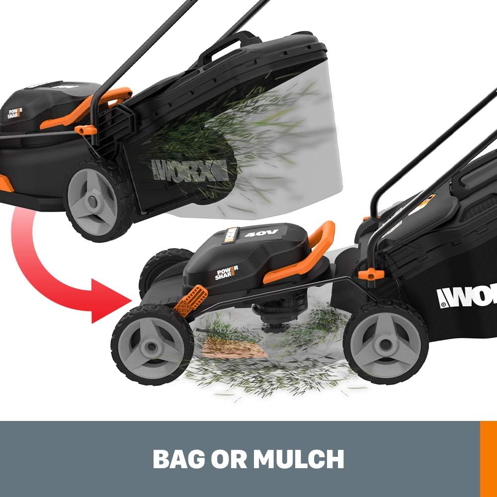 20V Cordless Lawn Mower and Grass Trimmer J35890