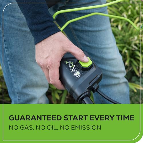 21" Brushless Cordless Push Lawn Mower with 2.0Ah Batteries and Rapid Charger B48733