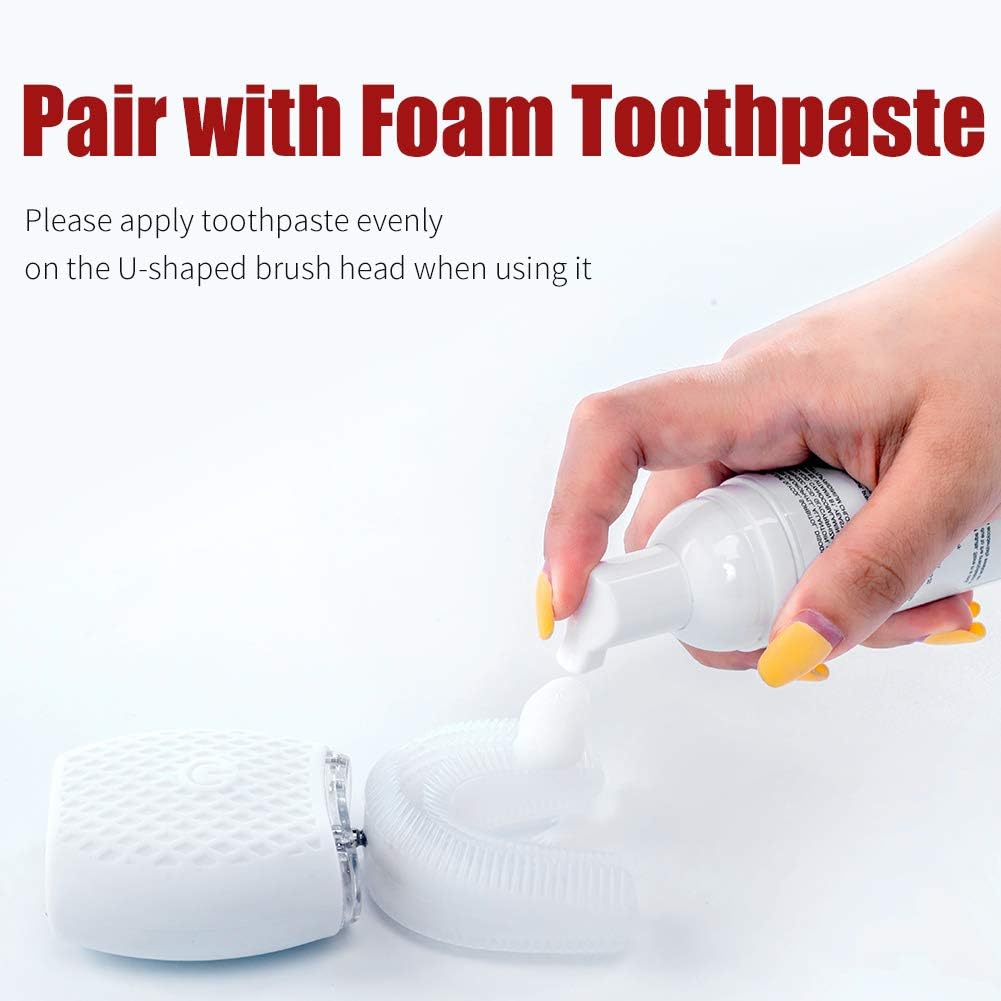 U Shaped Automatic Toothbrush for Adults with Timer and Wireless Charging I533820