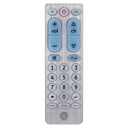 Universal Remote Control for Smart TVs, Silver D89184