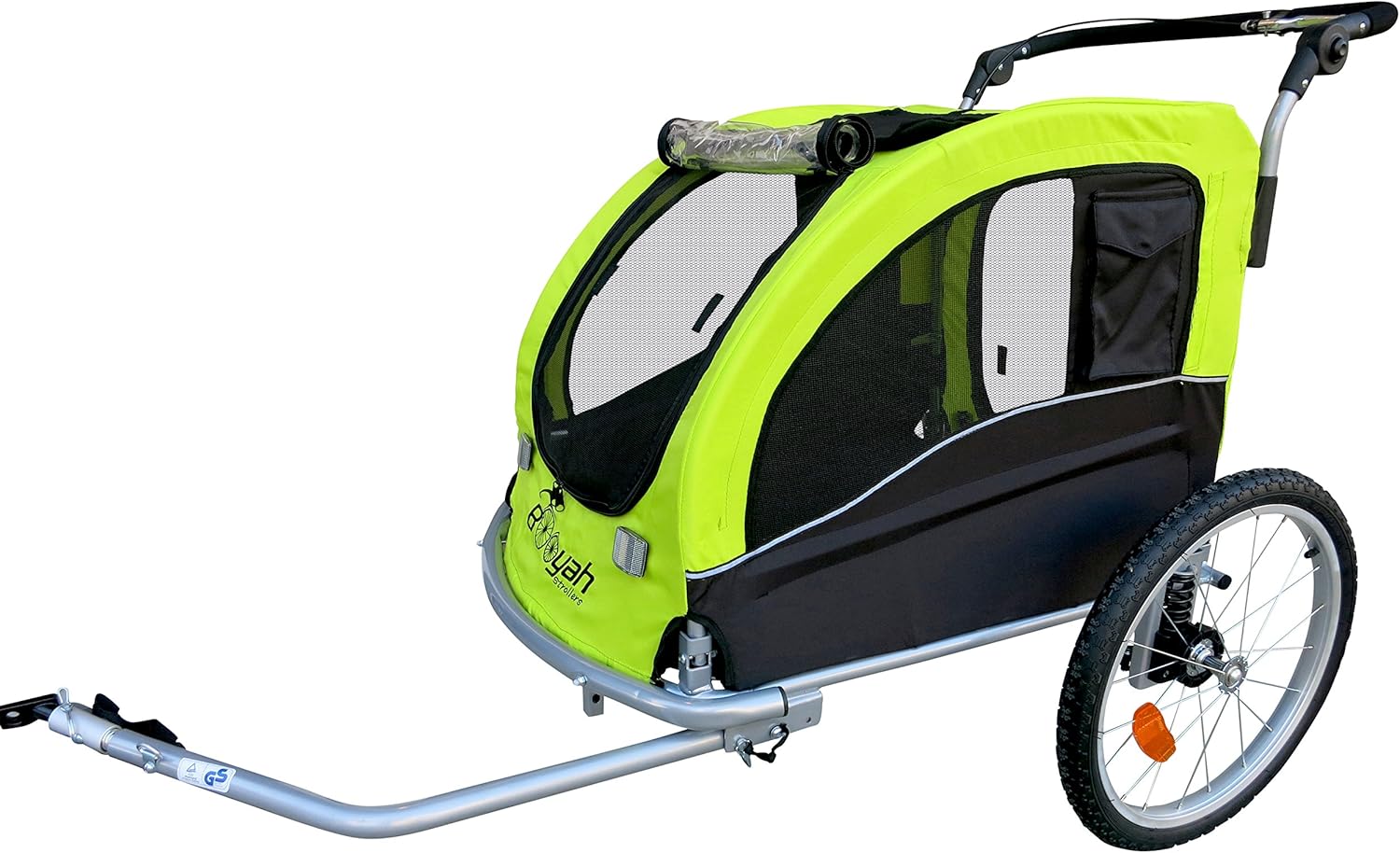 Large Pet Bike Trailer Dog Stroller & Jogger with Shocks K574