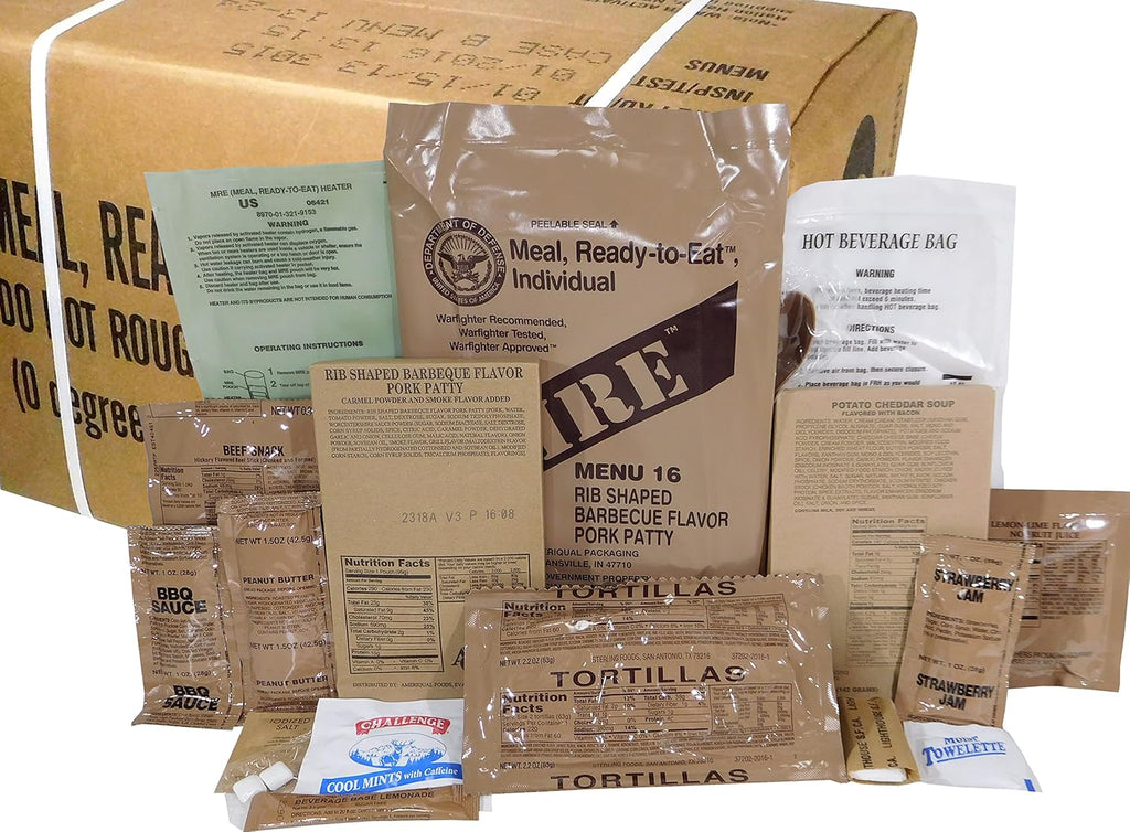 MREs Meals Ready-to-Eat Box B, Menus 13-24 A5070