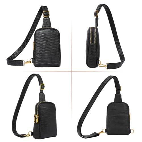 Women's Crossbody Sling Bag in Soft Vegan Leather U282302
