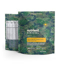 Nutrient Survival MRE Bravo Grab and Go Power Pack (8 Individually Packed Servings) Ready to Eat Meals, Freeze Dried Prepper Supplies, One Full Day Nutrition & Drinks Pack, Emergency Food Supply