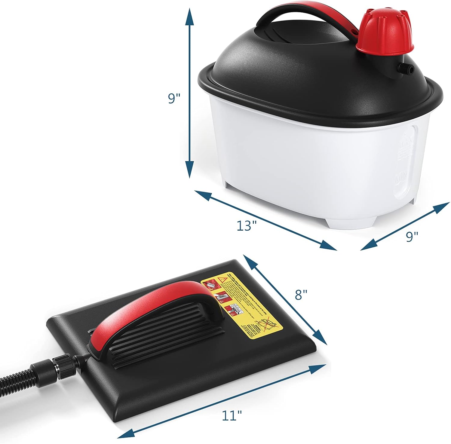 Wallpaper Steamer with 10FT Hose and Large Steam Plate D892683
