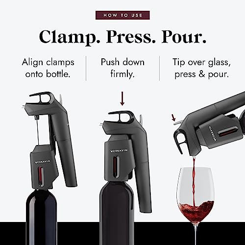 Wine Preservation System with Argon Capsules and Aerator E3526