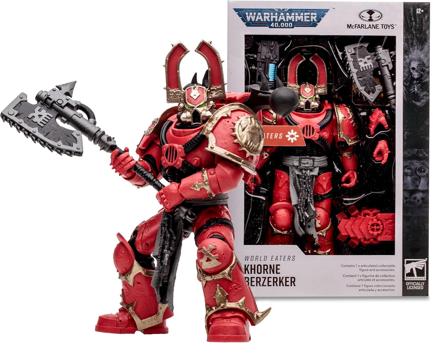 Warhammer 40,000 World Eaters Khorne Berzerker 7in Figure C6552