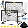 Soccer Goals for Backyard, 2 Set Kids 4x3 ft Portable Soccer Training Equipment, Pop Up Soccer Net with Soccer Ball for Kids Toddler Youth Adult Indoor Outdoor Sports Games
