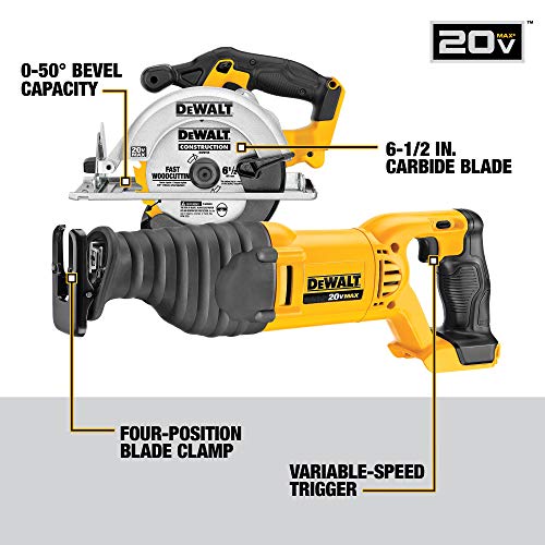 Cordless Power Tool Combo Kit, 9-Tool Set with 2 Batteries and Charger T55457