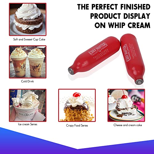 Whipped Cream Chargers, Food Safe, Pack of 10 V47630