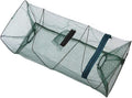 Collapsible Fishing Trap Net,Fish Shrimp Minnow Crayfish Crab Baits Cast Mesh Trap Automatic Fishing Nets (Green)