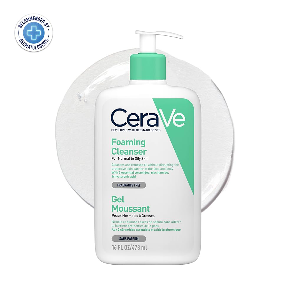 Foaming Facial Cleanser for Normal to Oily Skin, 473ml I457370