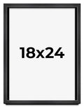 26x26 Shadow Box Charcoal Black Frame Display Case Solid Wood Picture Frame | 1" Inch Deep | with UV Acrylic Plexiglass, Foam Board Backing & Hanging Hardware