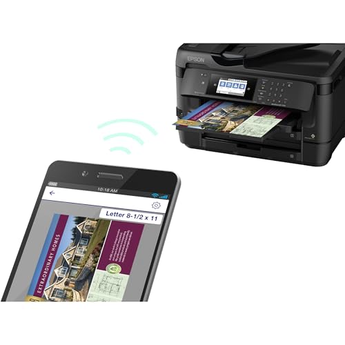 Wireless Wide-format Color Inkjet Printer with Copy, Scan, Fax and Ethernet E39046