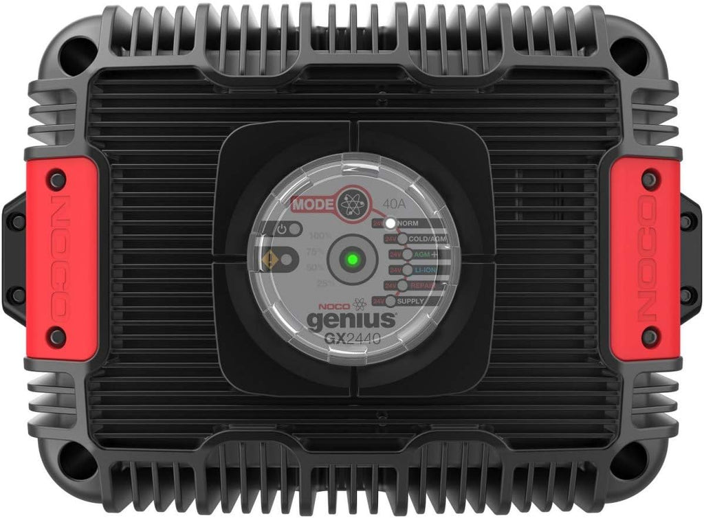 NOCO Genius GX2440 40A Smart Onboard Battery Charger, 24V Commercial Charger, Battery Maintainer and Desulfator for Golf Carts, Pallet Jacks, Floor Scrubbers, Scissor Lifts, and Industrial Equipment