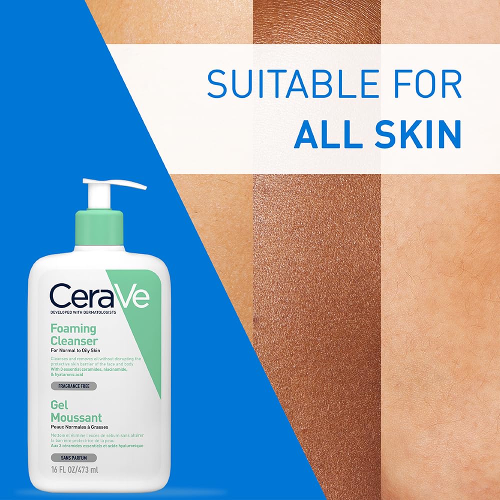 Foaming Facial Cleanser for Normal to Oily Skin, 473ml I457370