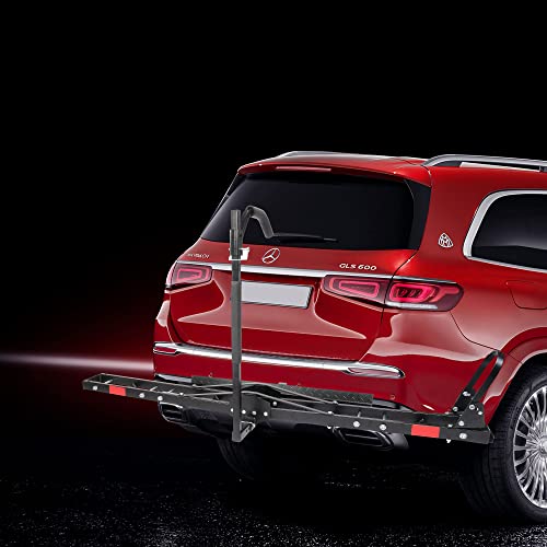 Motorcycle Hitch Carrier with Loading Ramp M6086