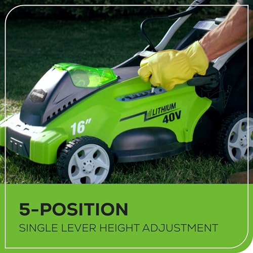 Cordless Self-Propelled Lawn Mower with Battery and Charger P78901