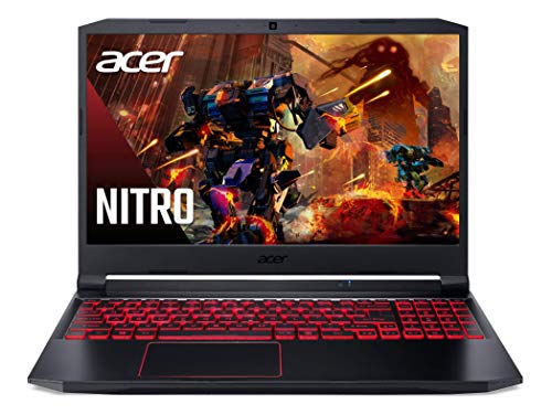 Acer Nitro 5 AN515-45-R83Z Gaming Laptop, AMD Ryzen 5 5600H Hexa-Core Processor | NVIDIA GeForce GTX 1650 | 15.6" FHD 144Hz IPS Display | 8GB DDR4 | 256GB NVMe SSD | WiFi 6 | Backlit Keyboard
