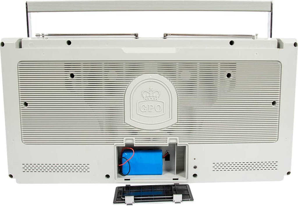 Portable Boombox with CD Player, Cassette Player, FM Radio, Bluetooth L800133