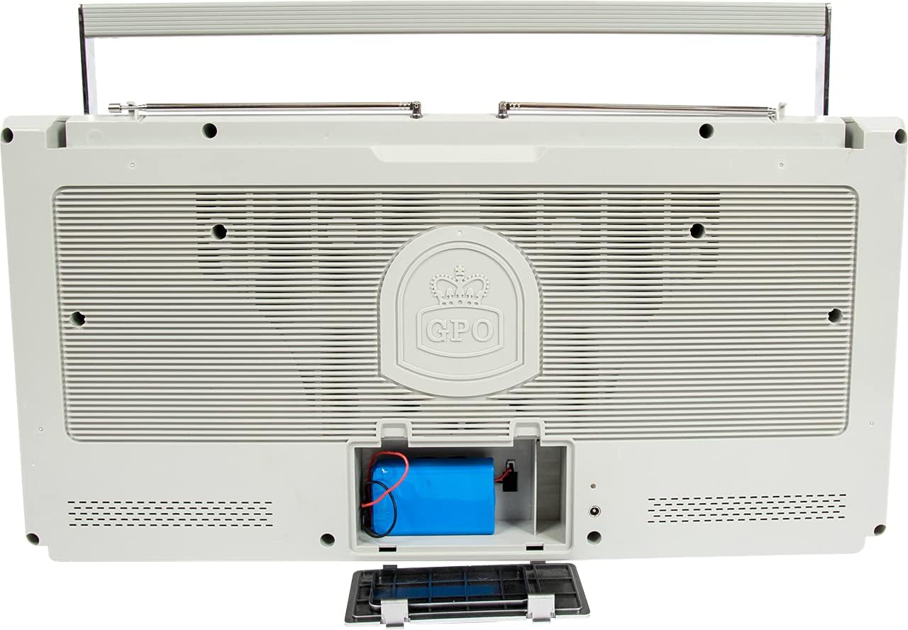 Portable Boombox with CD Player, Cassette Player, FM Radio, Bluetooth L800133