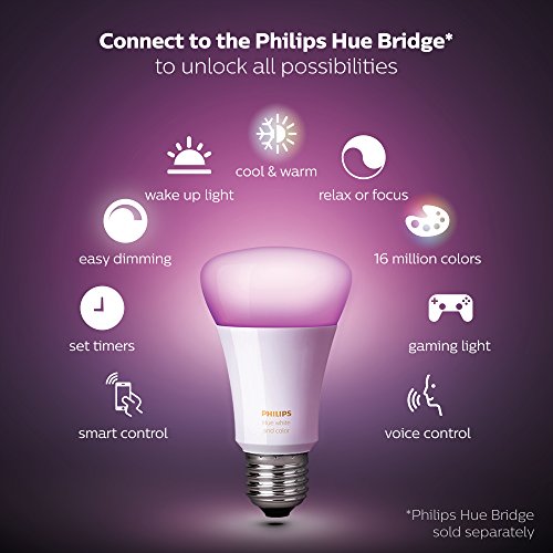 Smart Bulb for Lamps and Overhead Lights, 16 Million Colors G438