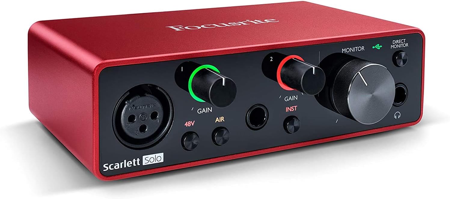 USB Audio Interface with Music Production Software Kit Z156