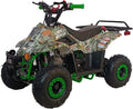 Upgraded 110cc Fully Automatic Gas ATV Youth Strong 4 wheeler for kids Children youth (New Tree Camo color) (Factory Packaged)