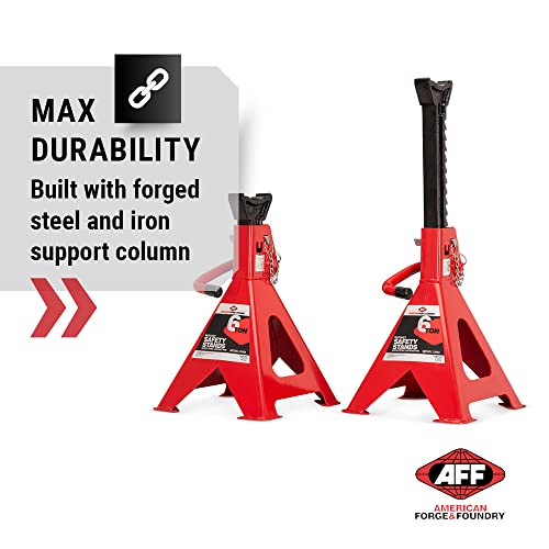 6 Ton Ratchet Style Jack Stand Set - Pair W839436