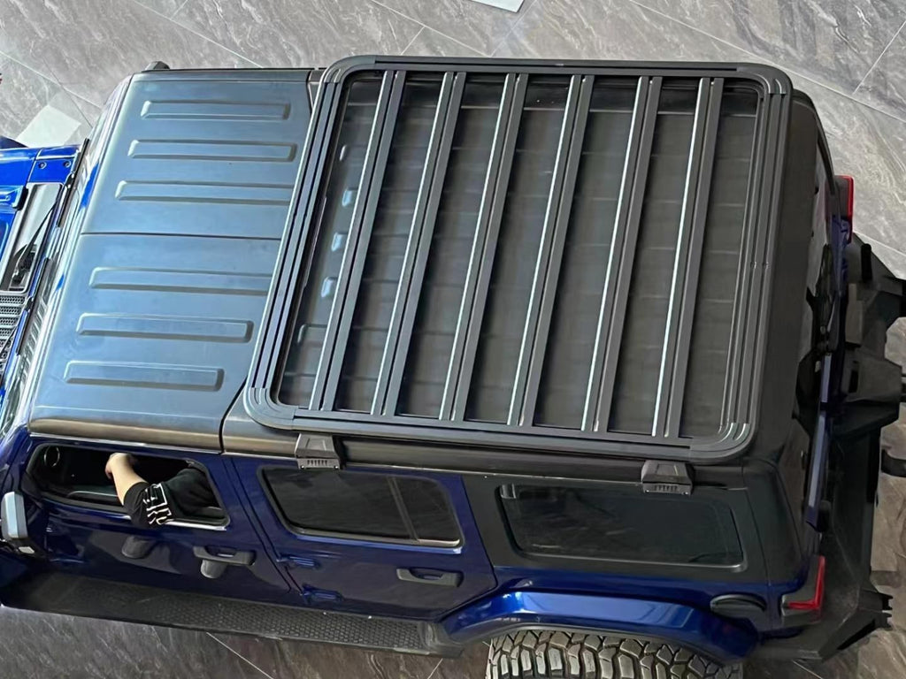 Roof Rack Cargo Basket for Jeep Wrangler JL & Gladiator JT Hard Top O932484