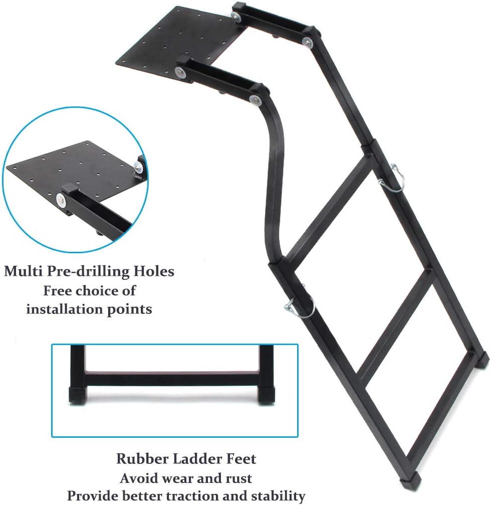 Tailgate Ladder Pickup Truck Accessories with Stainless Steel Screws K997900
